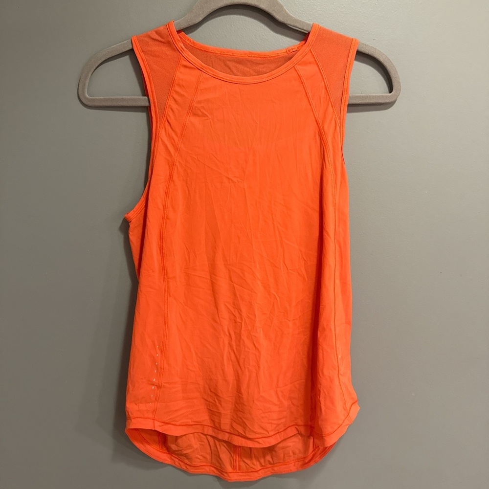 Lululemon Orange Sleeveless Women's Top